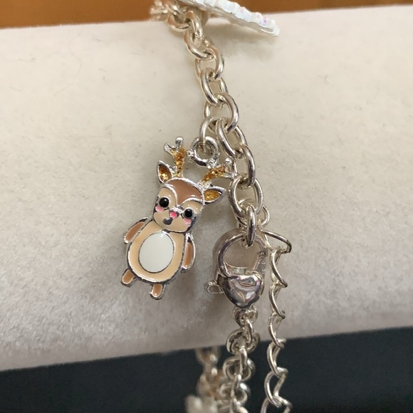 Claire's silver tone winter theme charm bracelet - Picture 6 of 6